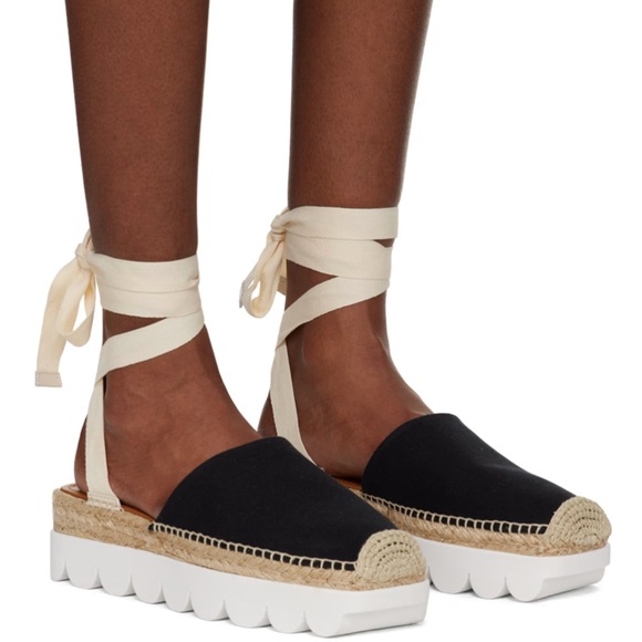 Marni Black Self Tie Espadrilles - Picture 3 of 4